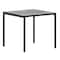 Flash Furniture 35" SQ Patio Table with Gray Wash Faux Teak Top XU-DG-UH8100-GY-GG - alternate 3